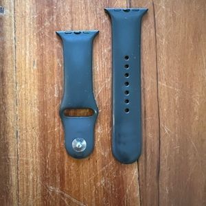 Dark grey Apple Watch band